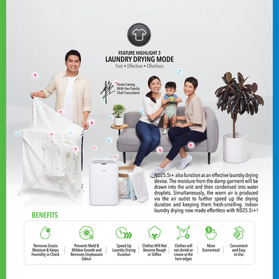 novita Dehumidifier + Air Purifier The 2-In-1 ND25.5i+