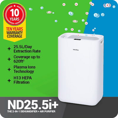 novita Dehumidifier + Air Purifier The 2-In-1 ND25.5i+
