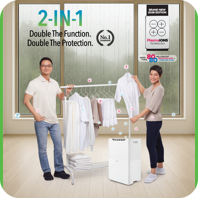 Air Purifier + Dehumidifier The 2-in-1 ND50+