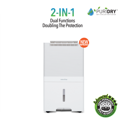novita Dehumidifier + Air Purifier The 2-In-1 ND60i+