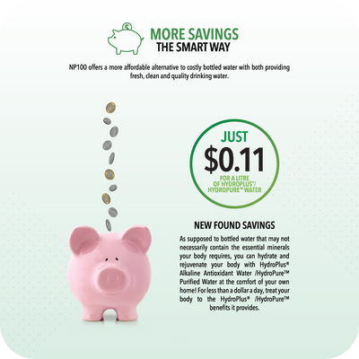 PWP Offer: HydroPlus®/HydroPure™ Water Pitcher NP100 Bundle (only valid with any purchase made in eStore)