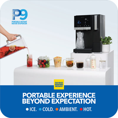 Instant Hot/Cold RO Water Dispenser + Ice Maker P9 with 5 Years Warranty