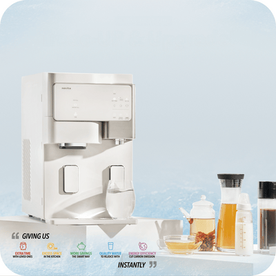 The Glacier W55 Hot/Cold Water Dispenser + Ice Maker (with Standard 2 Years Filters and 3 Years Warranty)