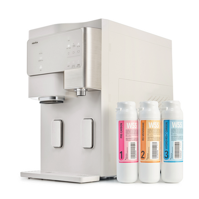 The Glacier W55 Hot/Cold Water Dispenser + Ice Maker (with Standard 2 Years Filters and 3 Years Warranty)