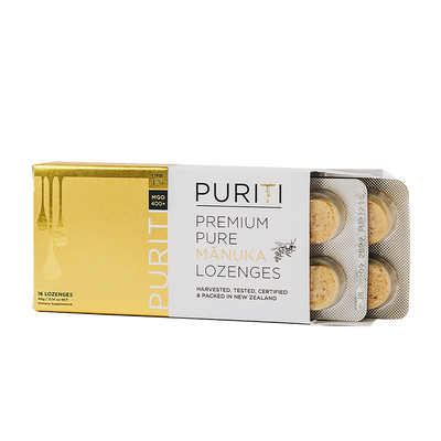 novita SG Puriti Manuka Honey Lozenges UMF12+ | MGO 400.