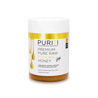 Novita SG's PURITI Premium Raw Manuka Honey UMF 15+ | MGO 550.