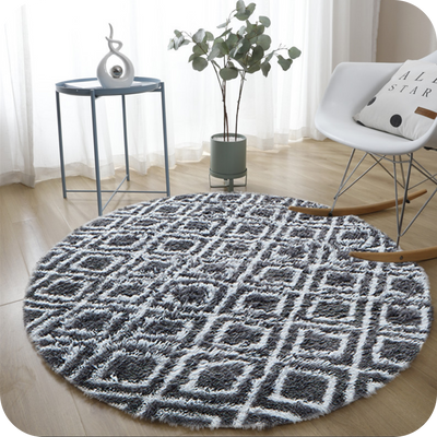 novita Plush Carpet Trellis Black