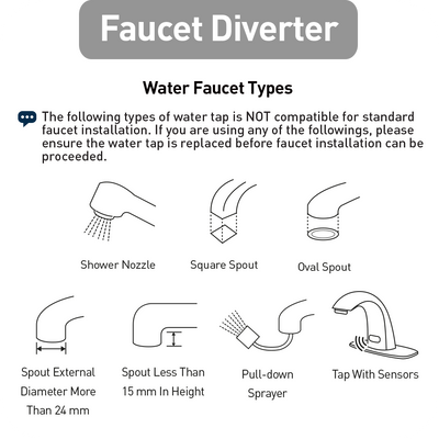 novita Faucet Diverter (Made In China)