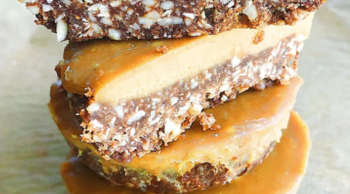 Peanut Butter Caramel Chocolate Honey Cookie Cups