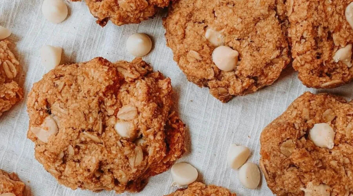 WHITE CHOCOLATE CHIP SWEET POTATO COOKIES