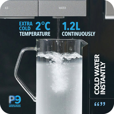 Corp - Instant Hot/Cold RO Water Dispenser + Ice Maker P9 with 5 Years Warranty