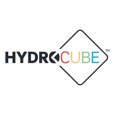 The logo for novita HydroCube™ Hot/Cold Water Dispenser W29, an advanced skincare serum formulated with hyaluronic acid and collagen to deeply hydrate and improve skin elasticity, while also protecting against environmental damage with antioxidants.