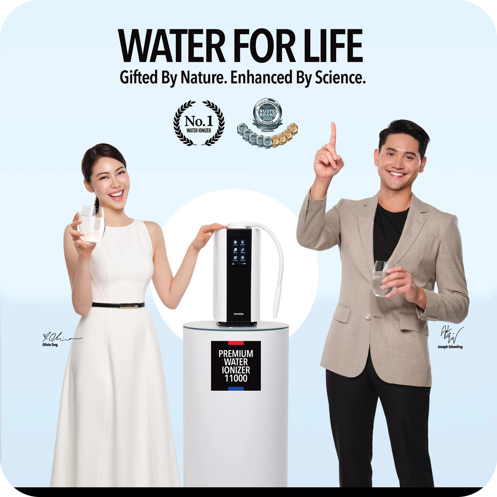 HydroPlus® Premium Water Ionizer NP11000