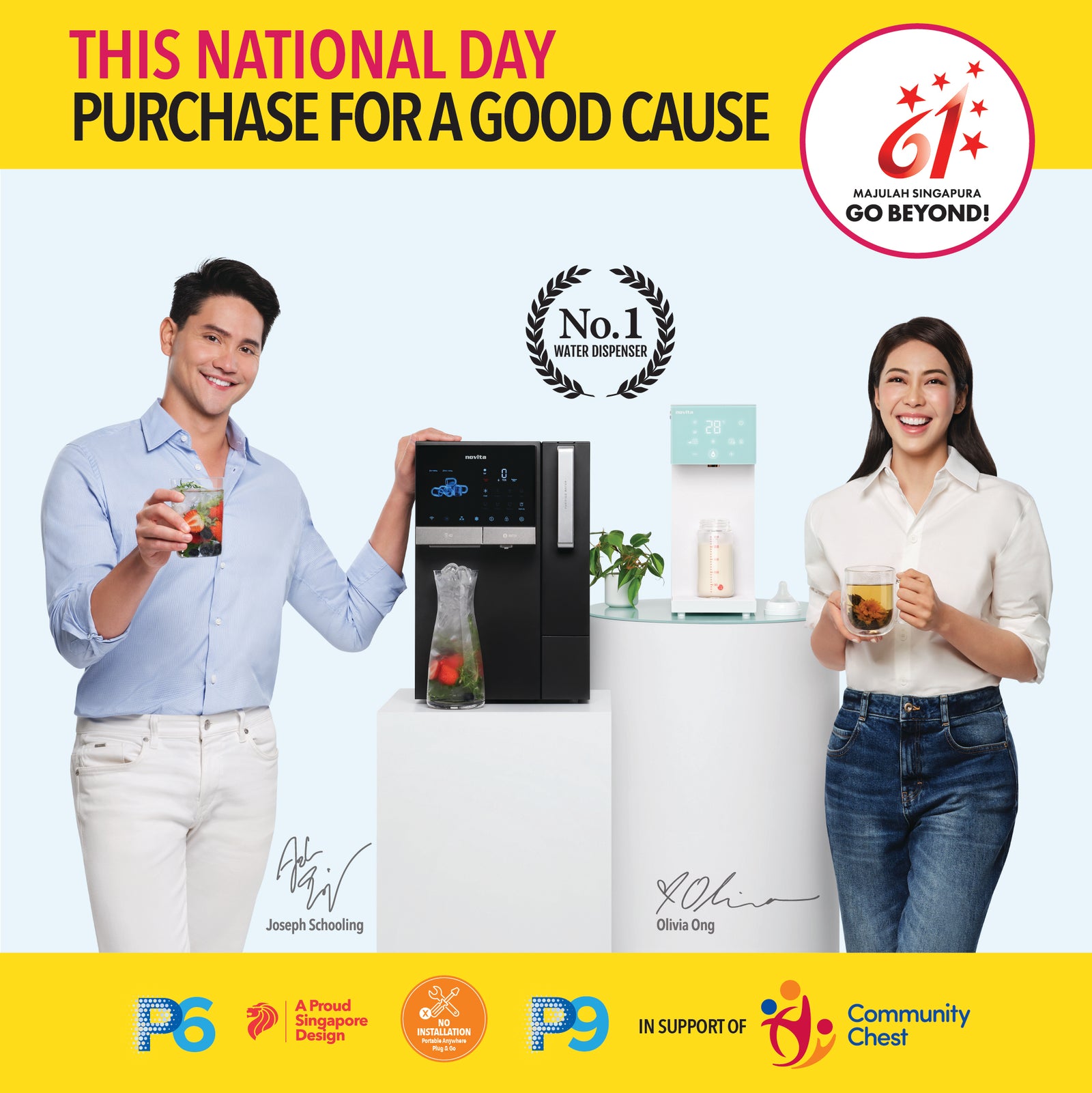 Purchase for a Good Cause - P9 Instant Hot/Cold RO Water Dispenser + Ice Maker with 5 Years Warranty