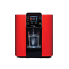 A novita HydroCube™ Hot/Cold Water Dispenser W29 with 3 Years Warranty with a glass of water.