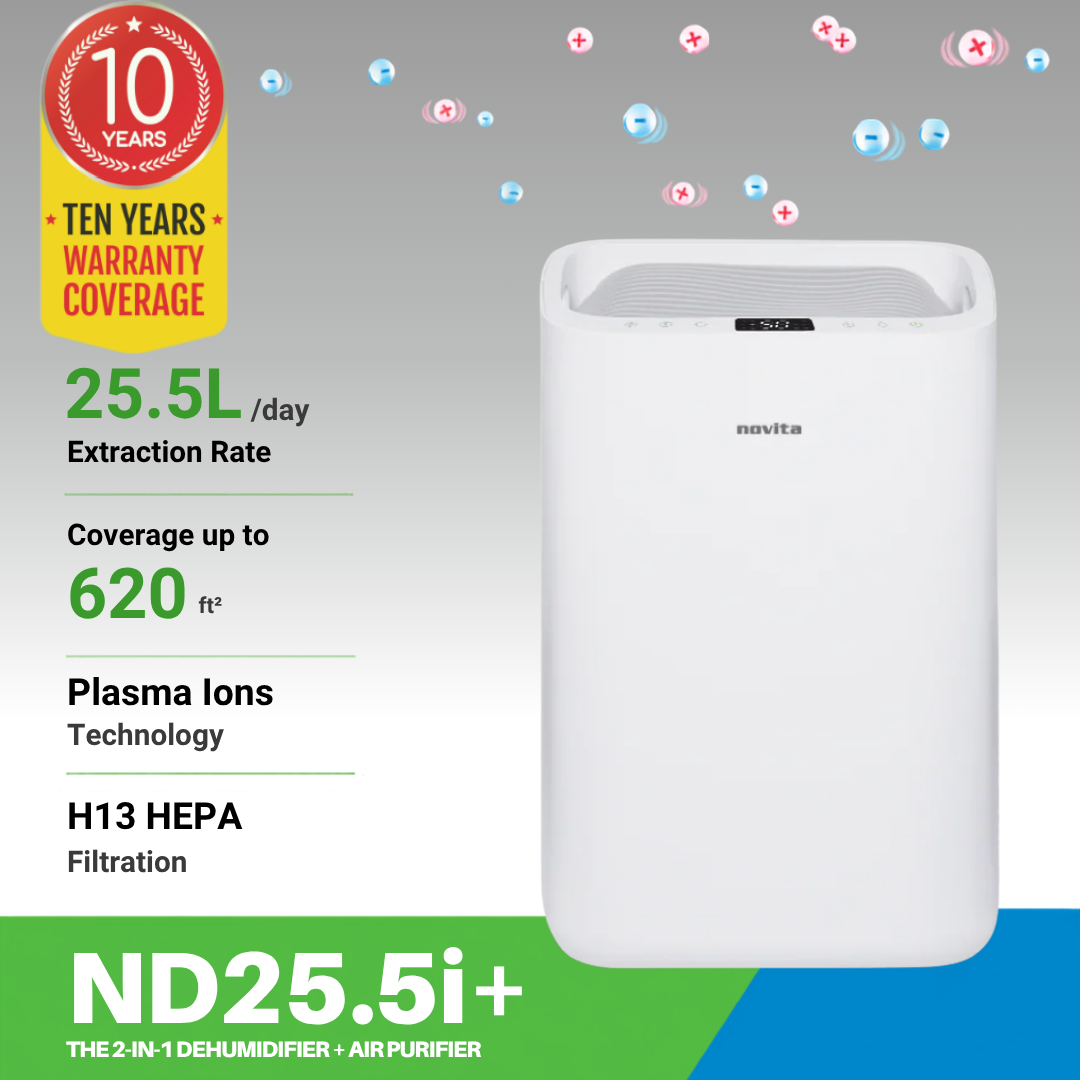 Trial - Dehumidifier + Air Purifier The 2-In-1 ND25.5i+