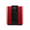 A red HydroCube™ Hot/Cold Water Dispenser W29 with 3 Years Warranty on a white background. (novita)