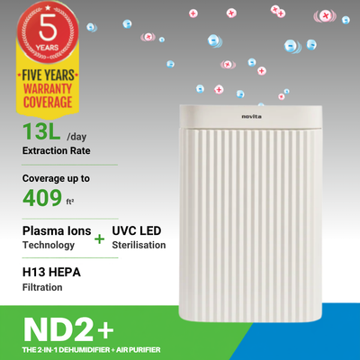 Trial - Dehumidifier + Air Purifier The 2-In-1 ND2+