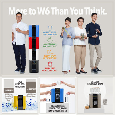 New Experience Promo 14 - HydroCube™ Hot/Cold Water Dispenser W6 with 3 Years Warranty