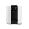 A white and black HydroCube™ Hot/Cold Water Dispenser W29 with 3 Years Warranty on a white background by novita.