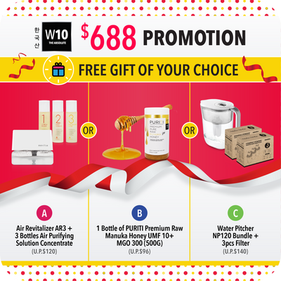 SG60 National Day Promo – Instant Hot Water Dispenser W10 - The Absolute