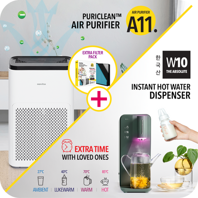 Non-Refundable Pre-Payment for New Homeowners - Bundle Set: Air Purifier A11 with Extra Filter + Instant Hot Water Dispenser W10