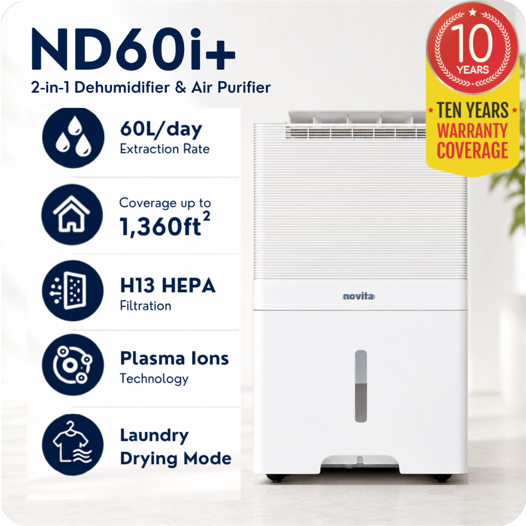 Trial - Dehumidifier + Air Purifier The 2-In-1 ND60i+