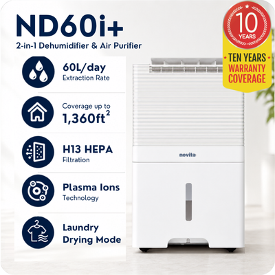 Trial - Dehumidifier + Air Purifier The 2-In-1 ND60i+