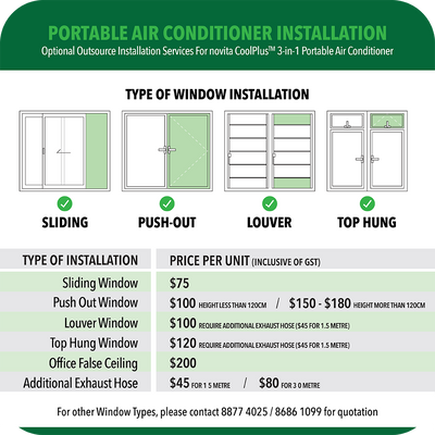Coolplus™ 3-In-1 Portable Air Conditioner NAC14000UV-i