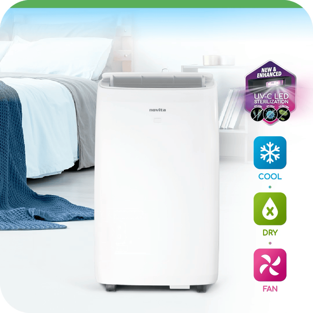 Coolplus™ 3-In-1 Portable Air Conditioner NAC12000UV-i - novita SG