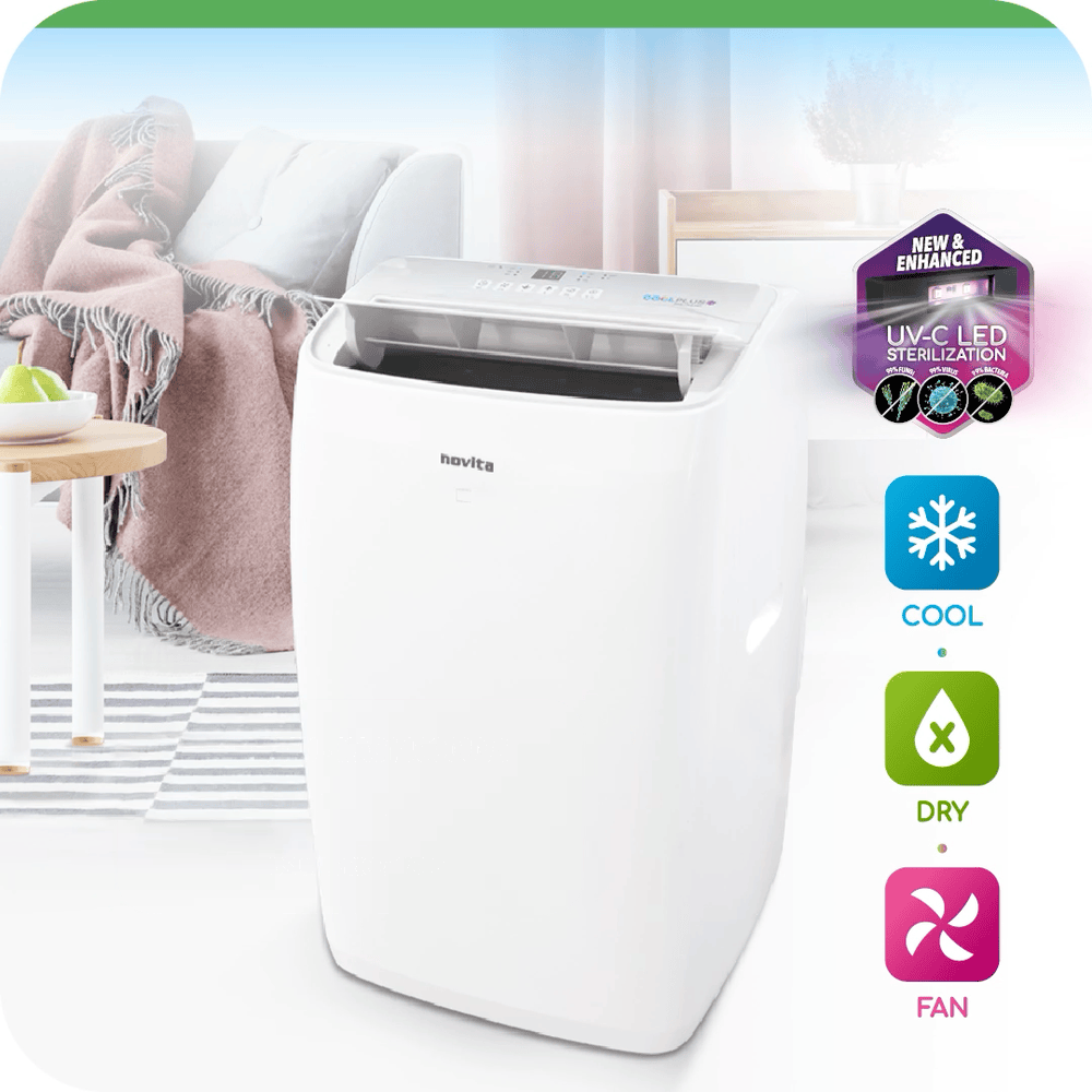 Coolplus™ 3-In-1 Portable Air Conditioner NAC14000UV-i - novita SG
