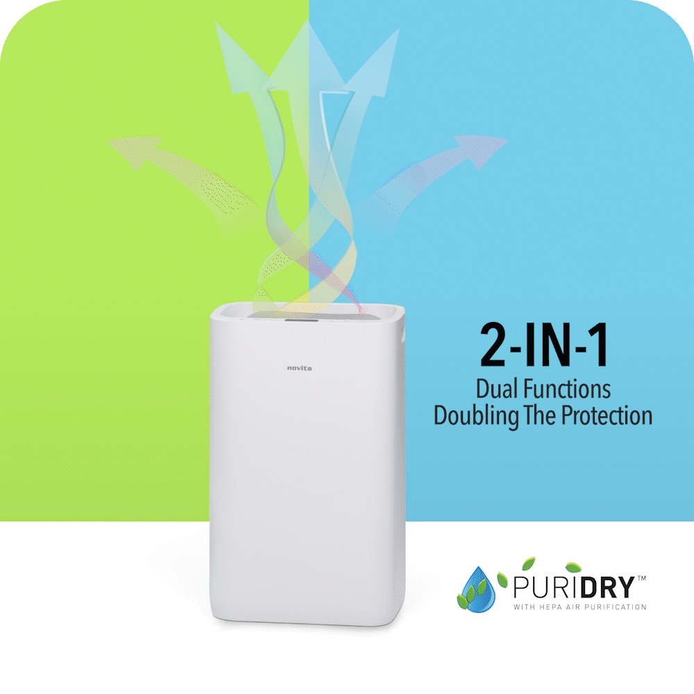 Dehumidifier + Air Purifier The 2-In-1 ND25.5+
