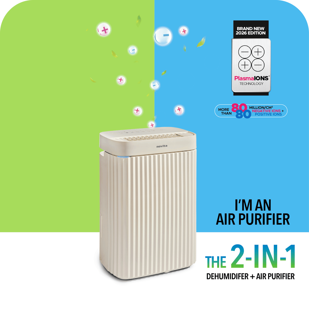 Neomama DC motorized Dehumidifier + Air Purifier The 2-In-1 ND26+ - novita SG