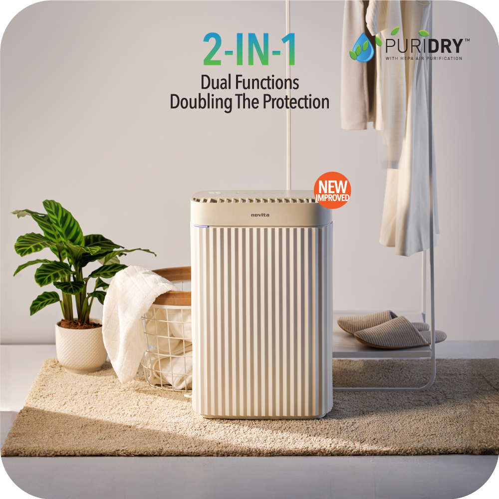 Air Purifier + Dehumidifier The 2-In-1 ND26+