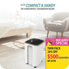Compact, handy Dehumidifier ND288 Twin Pack air purifier from novita that effectively removes airborne pollutants and allergens for cleaner and fresher indoor air.
