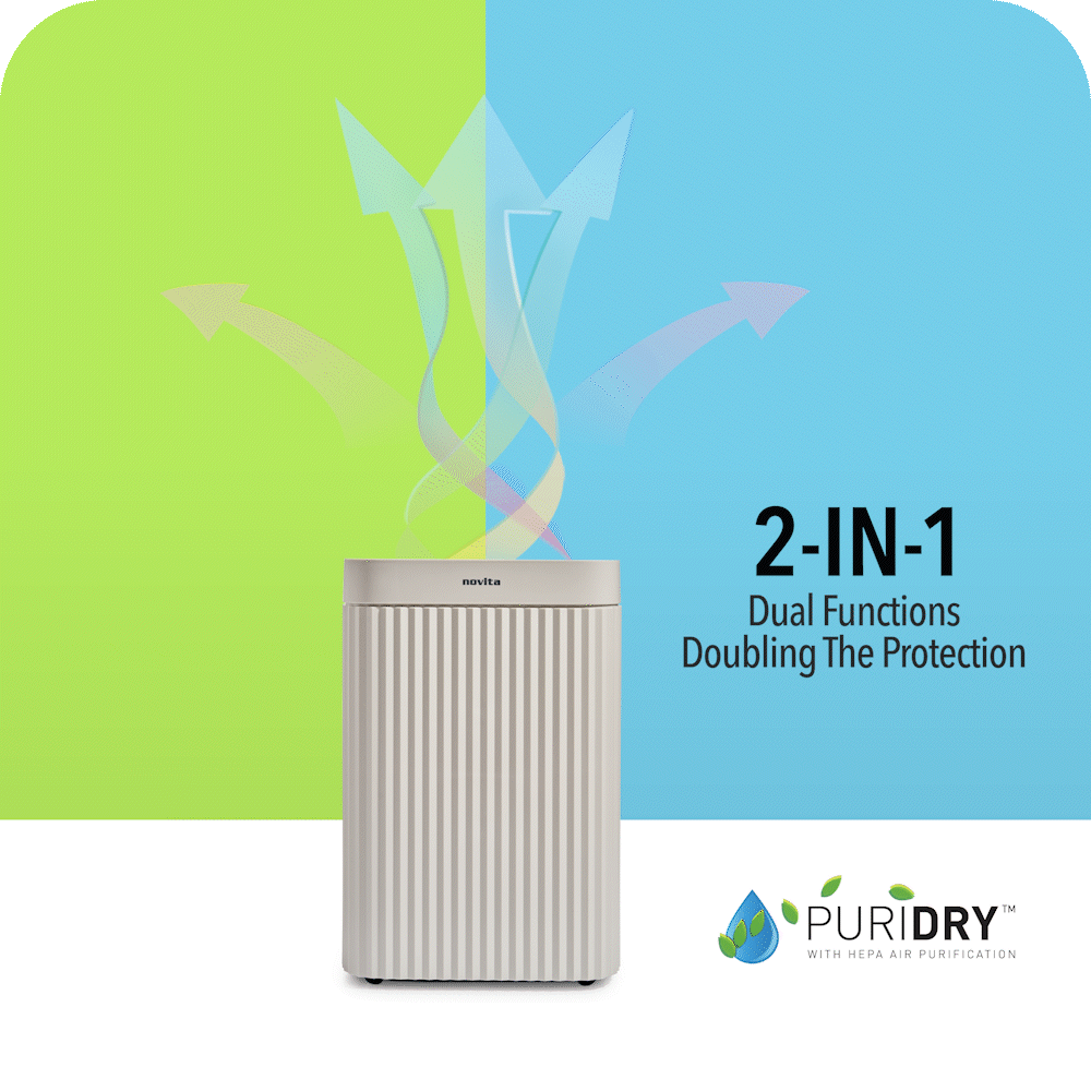 ID - Dehumidifier + Air Purifier The 2-In-1 ND2+