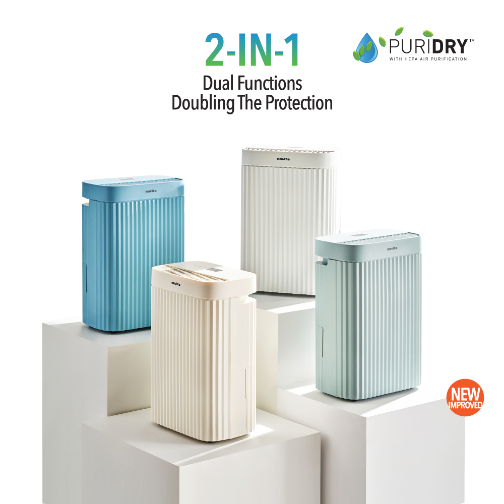 Air Purifier + Dehumidifier The 2-In-1 ND2+