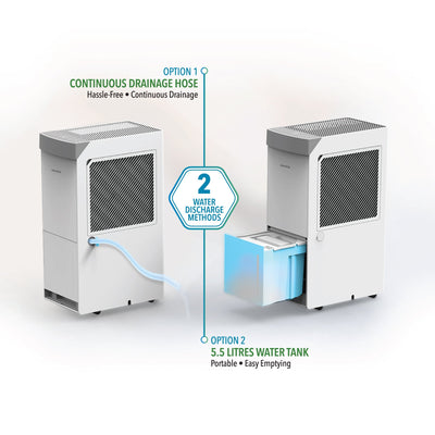 Two different types of novita air conditioners are shown - a portable unit and a window unit.