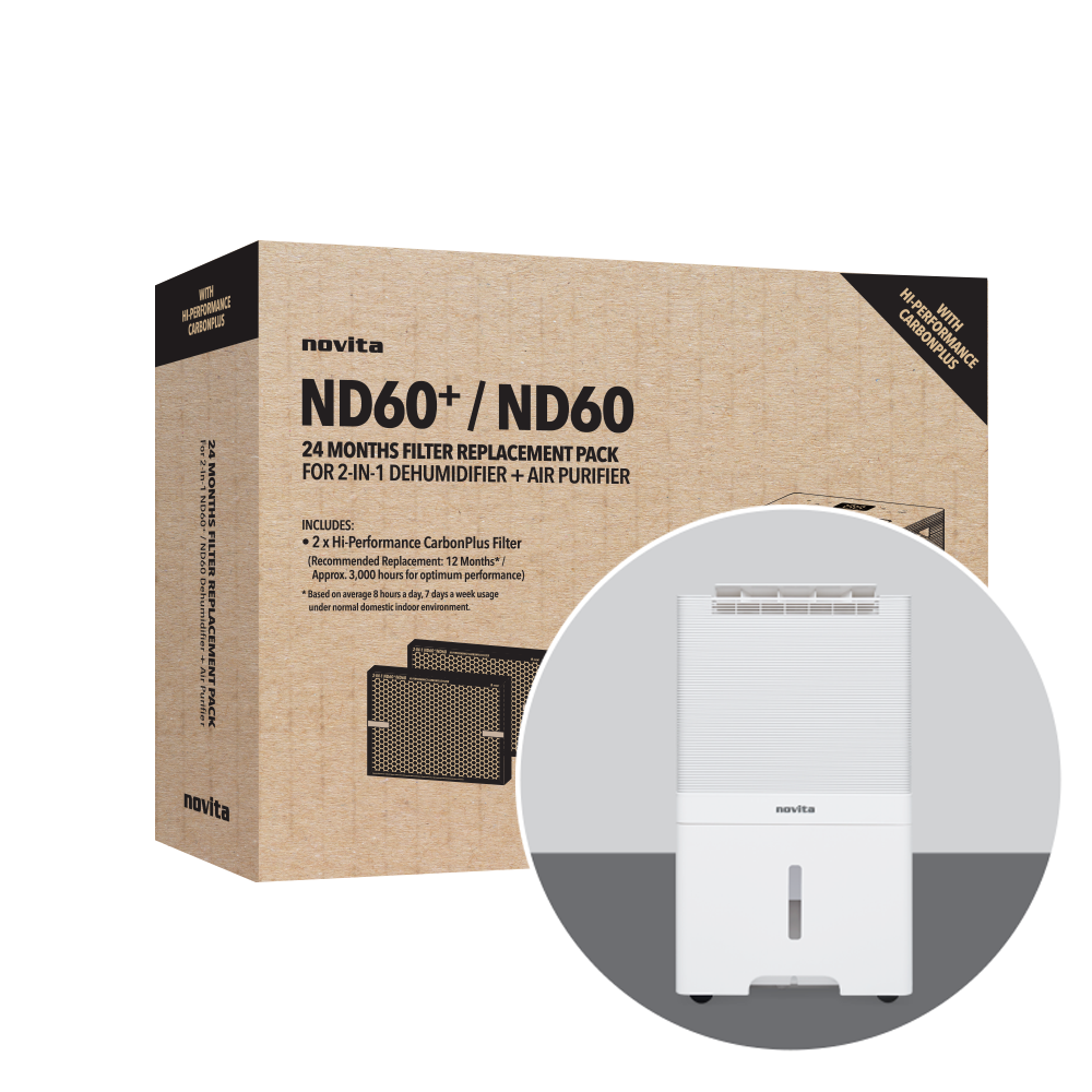 ND60+ 24-Months Replacement Filter Pack