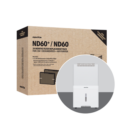 ND60+ 24-Months Replacement Filter Pack