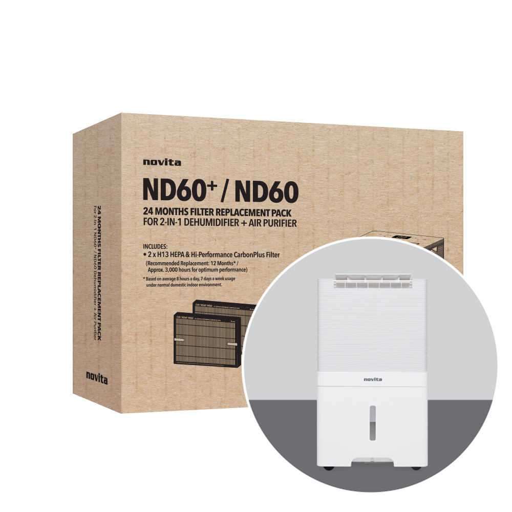 ND60+ 24-Months Replacement Filter Pack