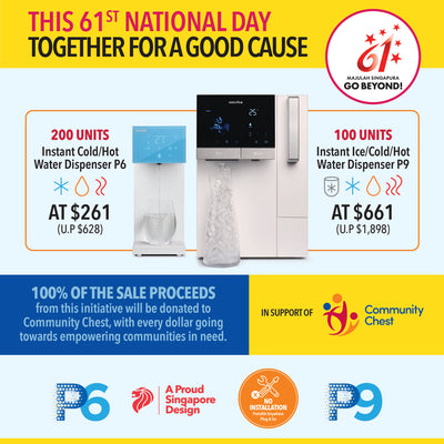 Together for a Good Cause - P6 Instant Hot/Cold Water Dispenser with 5 Years Warranty