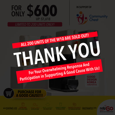 Purchase for a Good Cause - Instant Hot Water Dispenser W10 - The Absolute