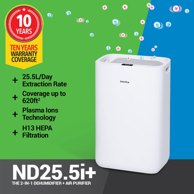 novita Dehumidifier + Air Purifier The 2-In-1 ND25.5i+