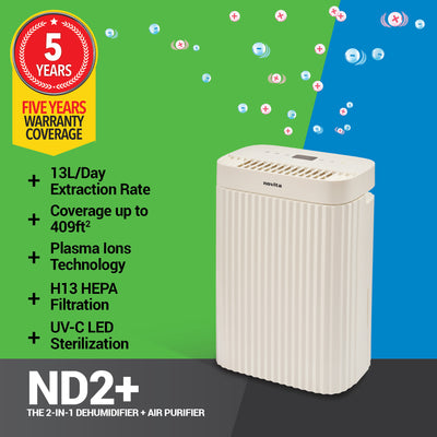 novita Dehumidifier + Air Purifier The 2-In-1 ND2+