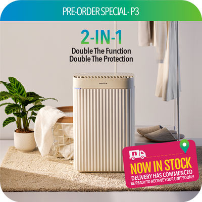 [Now in Stock!] Pre-Order Special P3 - Air Purifier + Dehumidifier The 2-In-1 ND26+