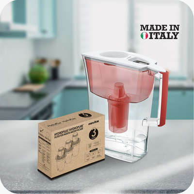 Made in Italy HydroPlus®/HydroPure™ Water Pitcher NP110 Bundle by novita.