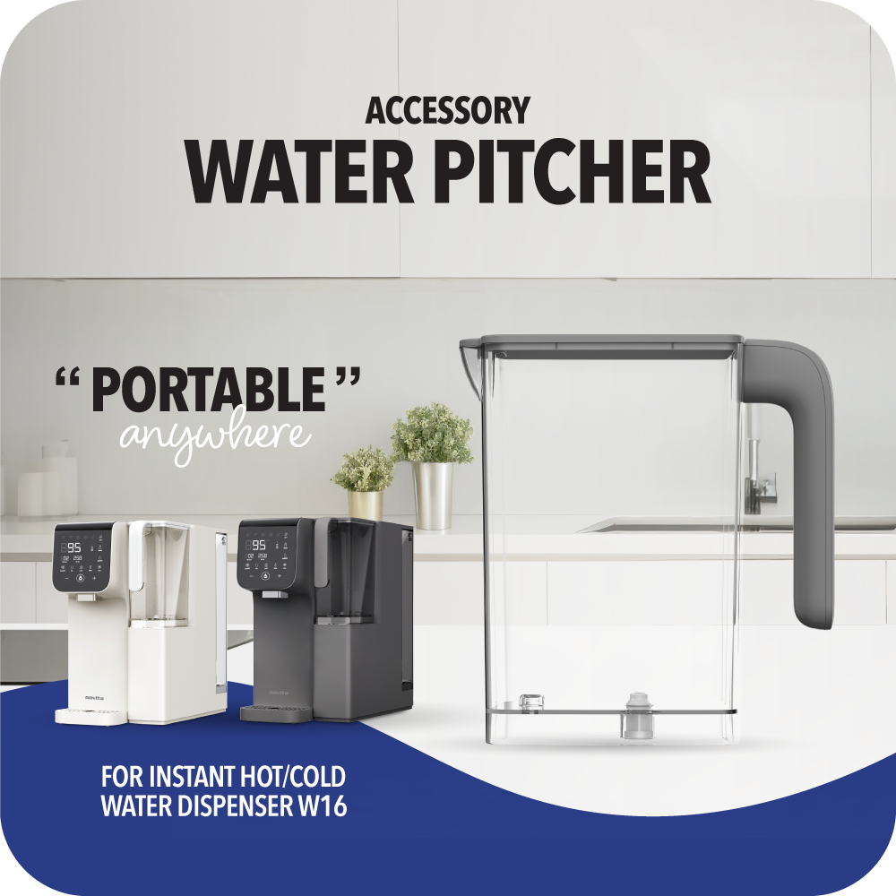 Water Pitcher for Instant Hot/Cold RO Water Dispenser W16 - novita SG