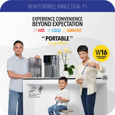 New Portabe Range Deal P1 - Instant Hot/Cold RO Water Dispenser W16