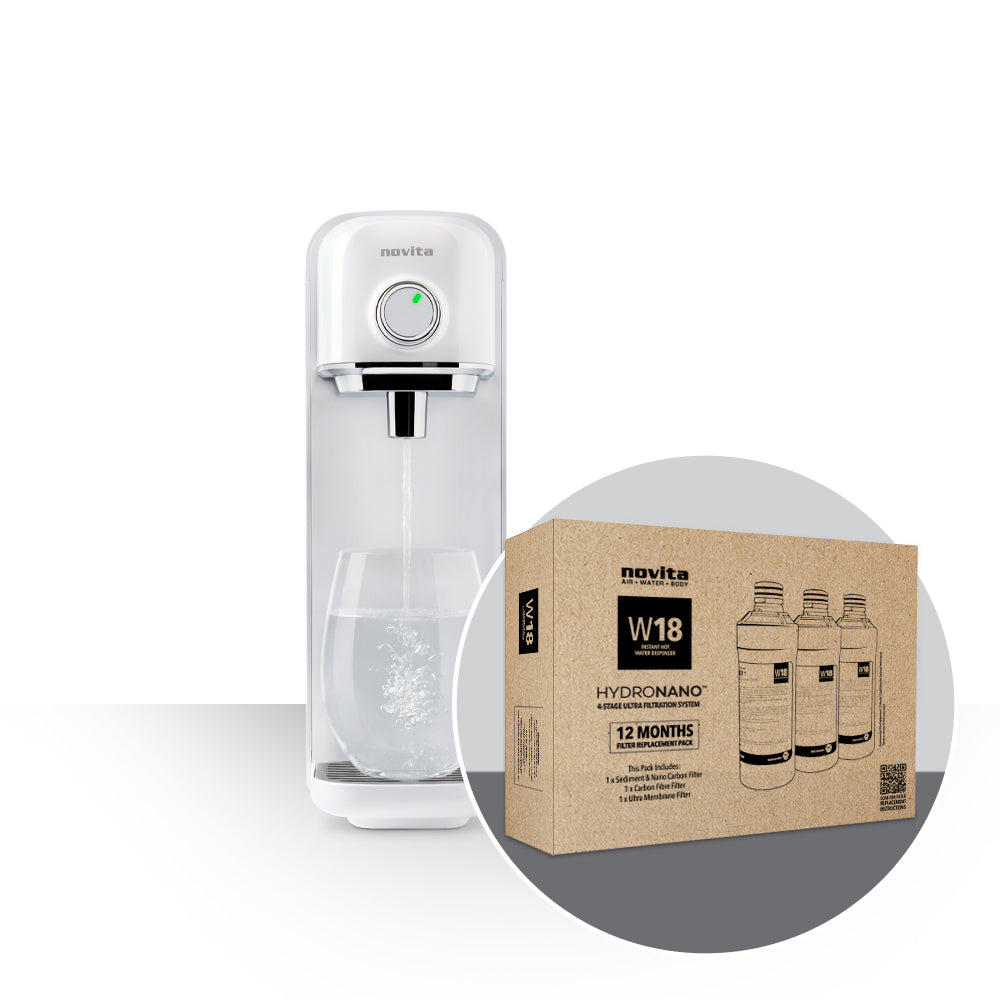 W18 HydroNano™ Filter Replacement Pack - novita SG